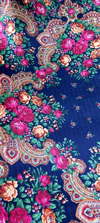 Fazzoletto scialle stile russo Babushka Sciarpa