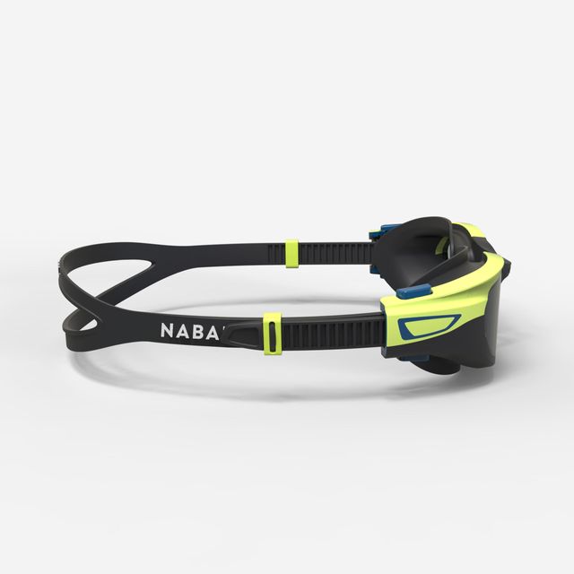 Gafas natación niños/adultos talla S Spirit Negro Amarillo