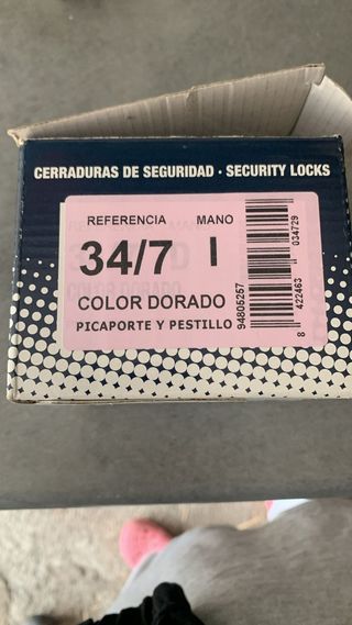 Cerradura JIS 34/7 con llaves