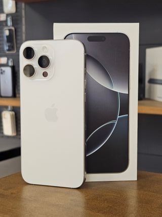 IPHONE 16 PRO MAX 256GB BLANCO BATERIA 100% 