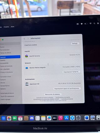 MacBook Air 2019 Grigio Argento
