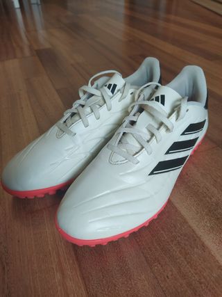 Bambas multitaco Adidas Copa Blancas/Rojas