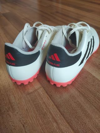 Bambas multitaco Adidas Copa Blancas/Rojas