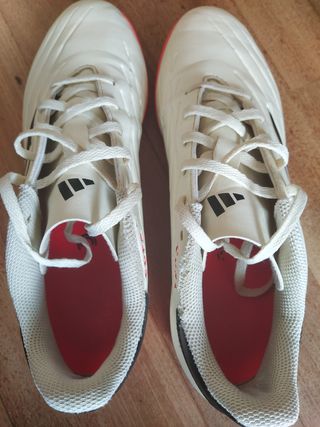 Bambas multitaco Adidas Copa Blancas/Rojas