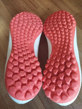 Bambas multitaco Adidas Copa Blancas/Rojas