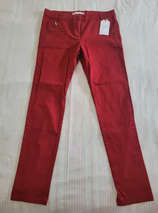 PANTALÓN ROJO LEFTIES TALLA 40.