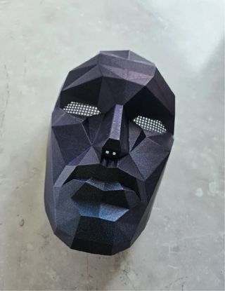 Mascara Líder Juego Calamar Negra