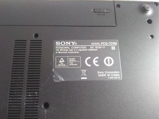 Sony Vaio PC Portatile + Alimentatore
