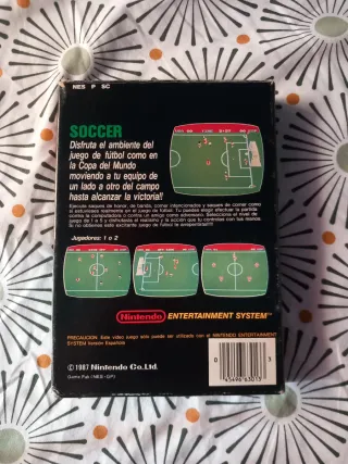 Soccer NES, PAL. Versión Española