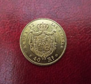 Moneda 40 Reales 1864 Madrid Isabel II