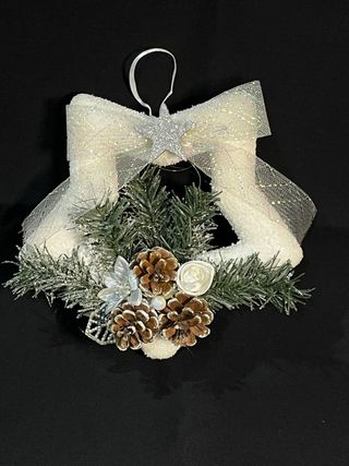 Decorazione Natalizia Angioletto Bianco