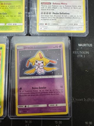 Cartas Pokémon colección luminosas