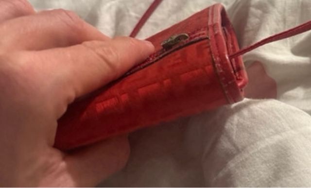 Borsetta Fendi originale vintage rossa