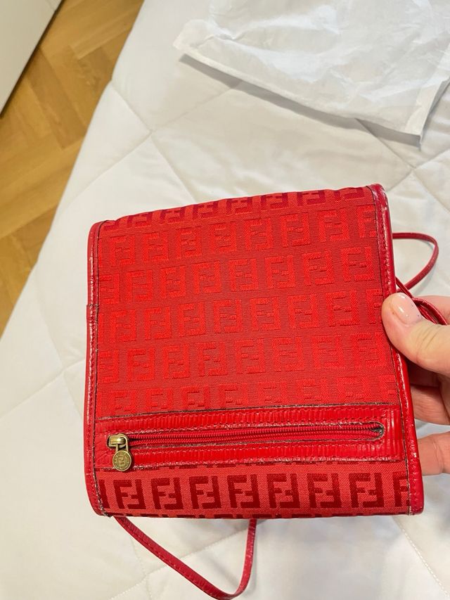 Borsetta Fendi originale vintage rossa