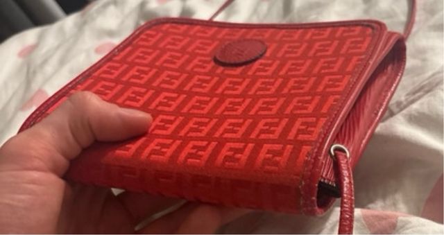 Borsetta Fendi originale vintage rossa