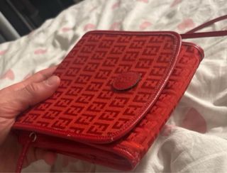 Borsetta Fendi originale vintage rossa