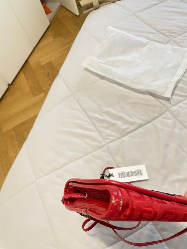 Borsetta Fendi originale vintage rossa