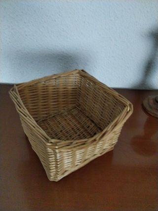Cesta mimbre 12x18 cm