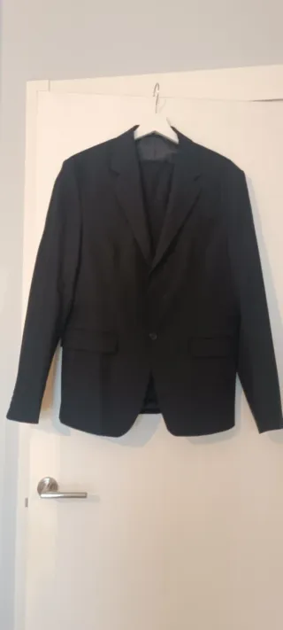 Traje Zara 2 piezas hombre Talla 44/50 Negro