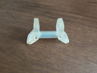 Tope de puerta transparente