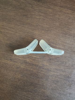 Tope de puerta transparente