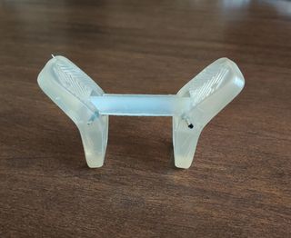 Tope de puerta transparente