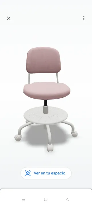 Silla de escritorio infantil VIMUND Ikea rosa