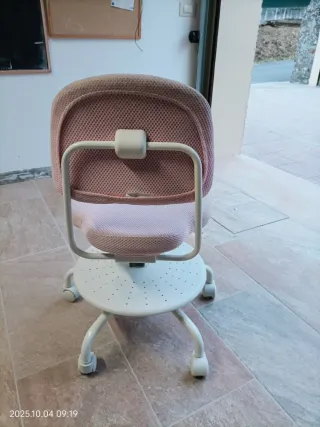Silla de escritorio infantil VIMUND Ikea rosa