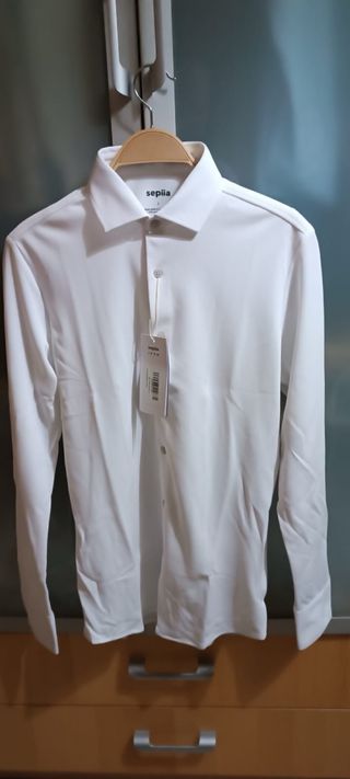 Camisa Sepiia Hombre Blanca
