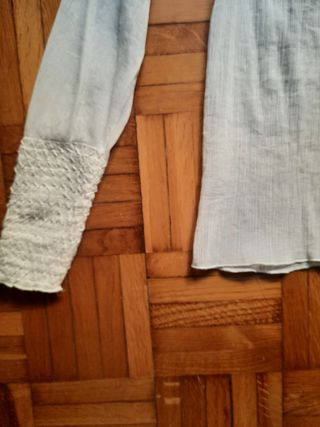 Blusa nueva Zara T M color crudo 