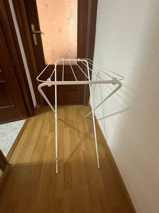 Tendedero plegable blanco