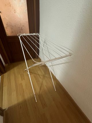 Tendedero plegable blanco
