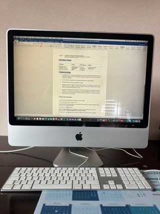 Apple iMac 24 2008 Plata