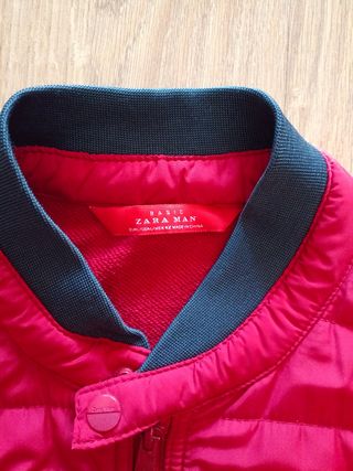 Chaleco ZARA MAN Hombre Rojo Talla M