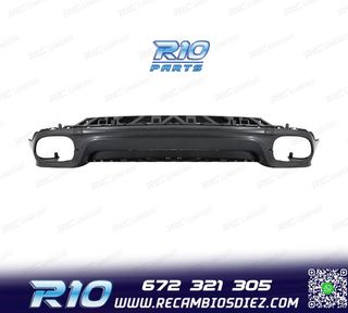 PARAGOLPES TRASERO PORSCHE CAYENNE 958 14-17 LOOK TURBO