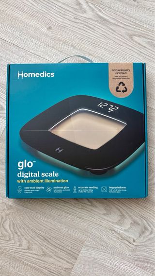 Báscula digital cristal Homedics