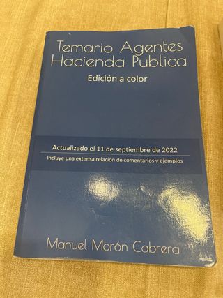 temario agentes hacienda pública  