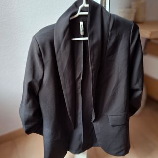 Blazer rosa, morado, negro sin cierre