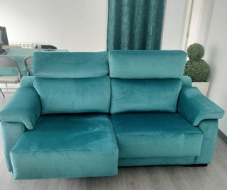 Sofá 3 plazas nuevo terciopelo teal