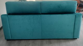 Sofá 3 plazas nuevo terciopelo teal