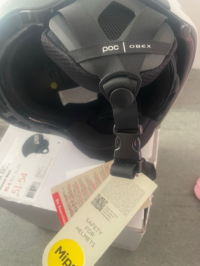 Casco sci POC Obex Uranium Black