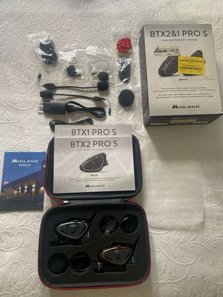 Midland BTX2 & BTX1 1 PRO S Intercomunicador