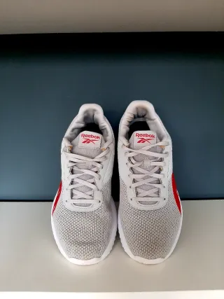Zapatillas Reebok Gris y Rojo