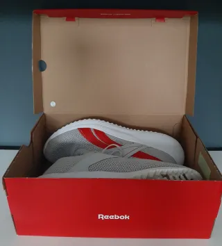 Zapatillas Reebok Gris y Rojo