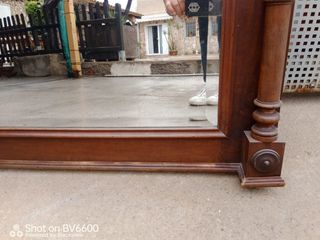 Recibidor antiguo madera tallada