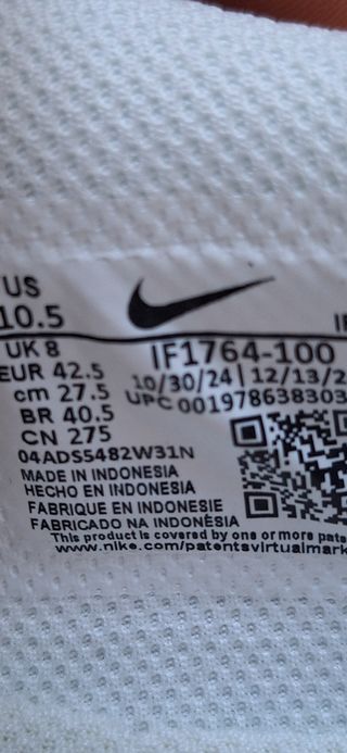 Nike Cortez Talla 42/42.5/43 Blanco/beige