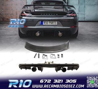 KIT CARROCERIA PORSCHE CAYMAN 718 17-23 LOOK GT4 CARBONO