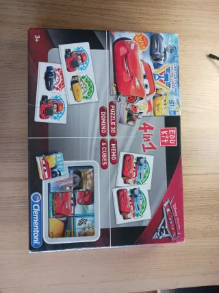 Clementoni Cars 4 en 1 Kit Educativo