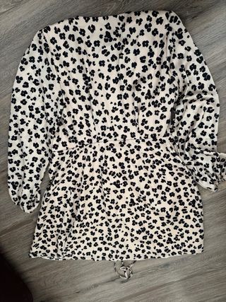 Vestido Kookai Leopardo Beige/Negro Talla M