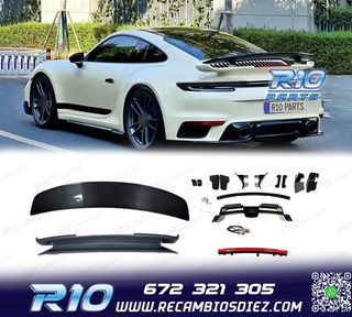 ALERON SPOILER CON AERODINAMICA ACTIVA PORSCHE 911 CARRERA 9